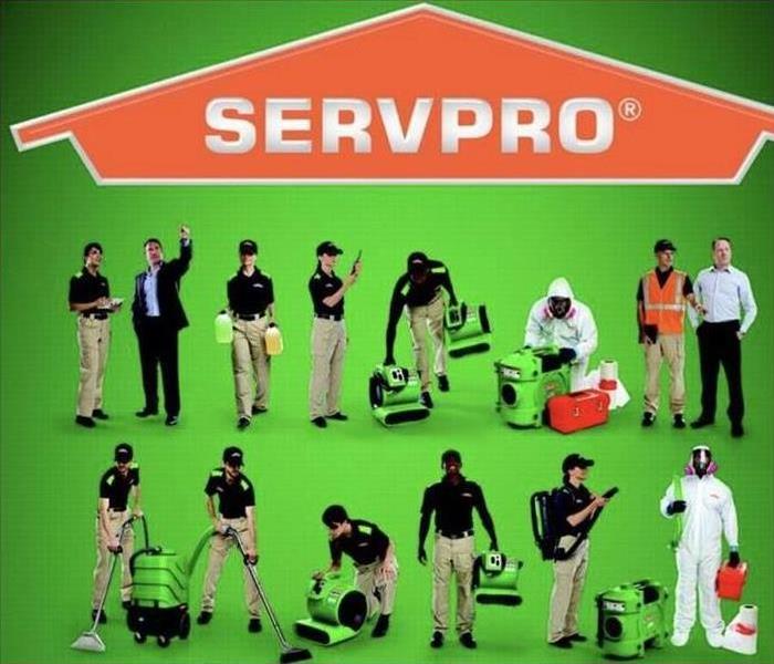 Servpro Clean - technicians with equipment